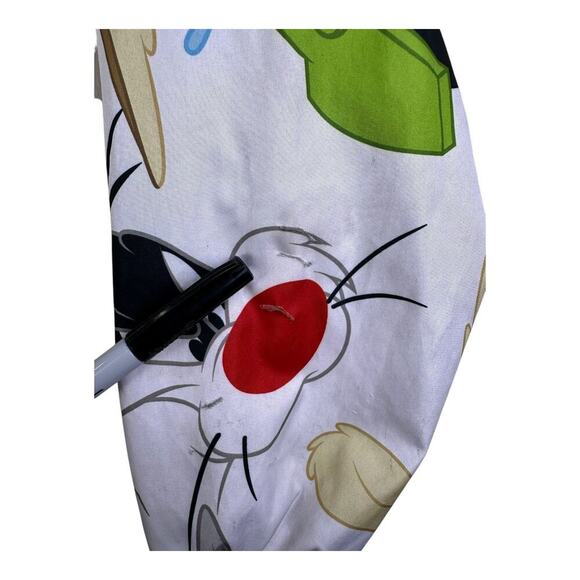 Members Only LOONEY TUNES Jacket Kids Size 18 White Mesh Lining Windbreaker Coat - Picture 6 of 16